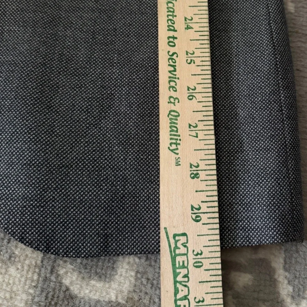Suitsupply Lazio Suit Jacket Men 40L Grey Pure Wool P47071 Slim Blazer Formal